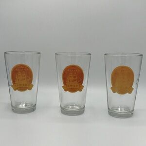ALASKA SEWARD BREWING COMPANY SET OF THREE GLASSES